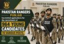 Pakistan Rangers Punjab Invites Applications For 964 Jobs