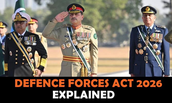Pakistans New Military Command Structure Explained Under Defence Forces Act 2026