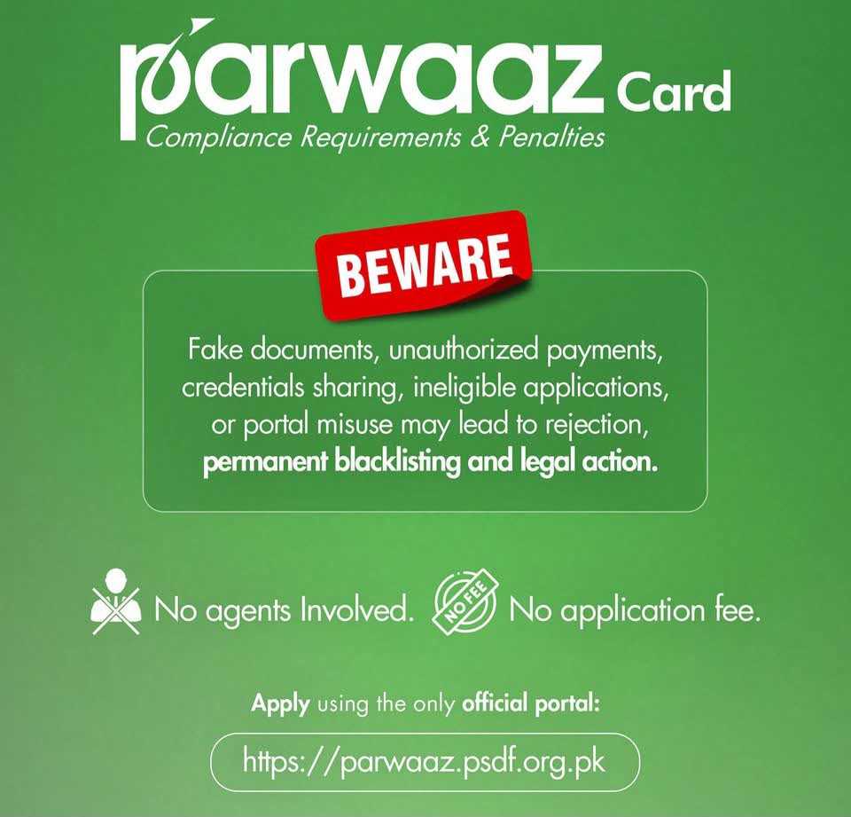 Parwaaz Card How To Apply For Rs1 Million Interest Free Loan To Work Abroad 