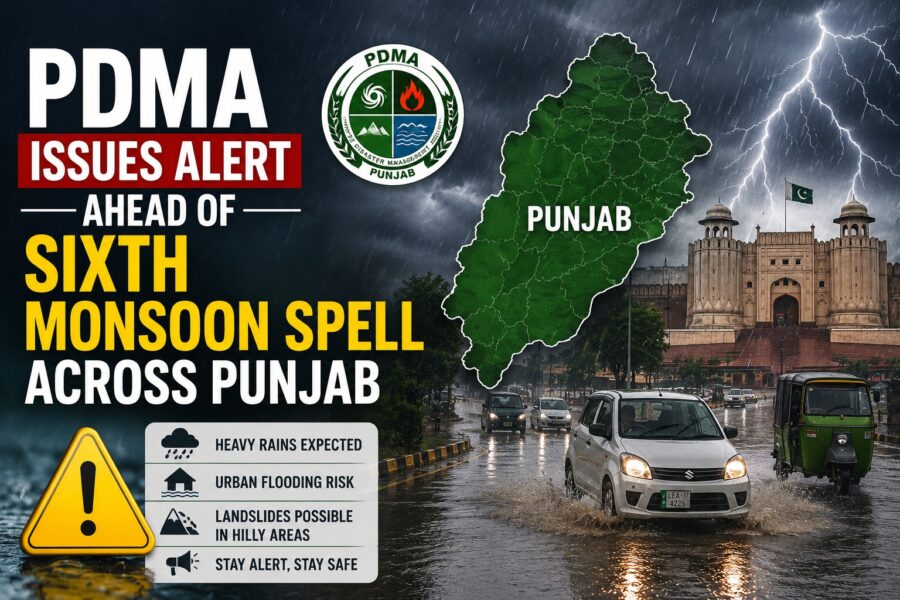 Pdma Issues Alert Ahead Of Sixth Monsoon Spell Across Punjab