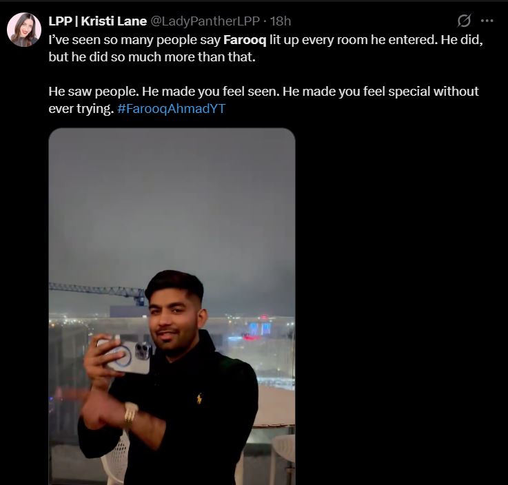 Pubg Community In Shock As Creator Farooq Ahmad Yt Dies In Bike Crash 
