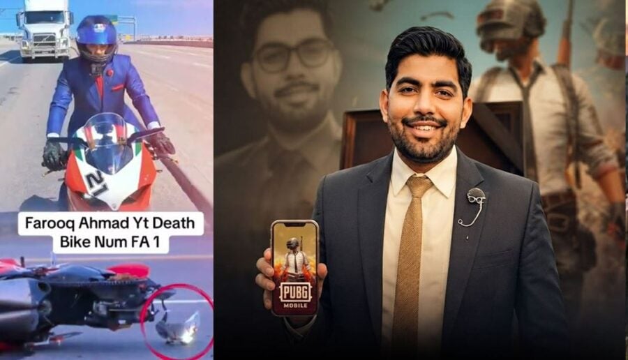Pubg Community In Shock As Creator Farooq Ahmad Yt Dies In Bike Crash