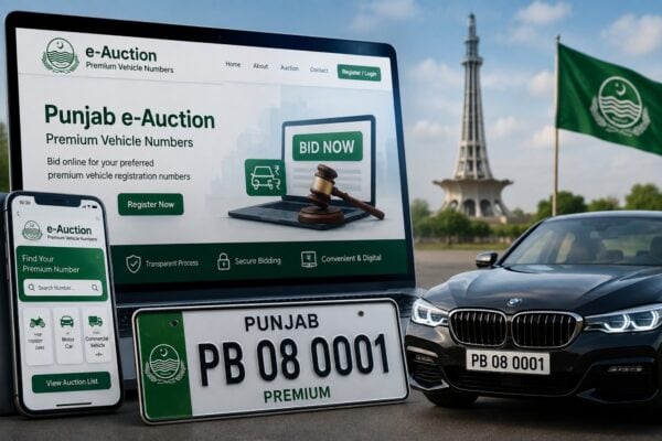 Punjab Begins August E Auction For Premium Vehicle Numbers