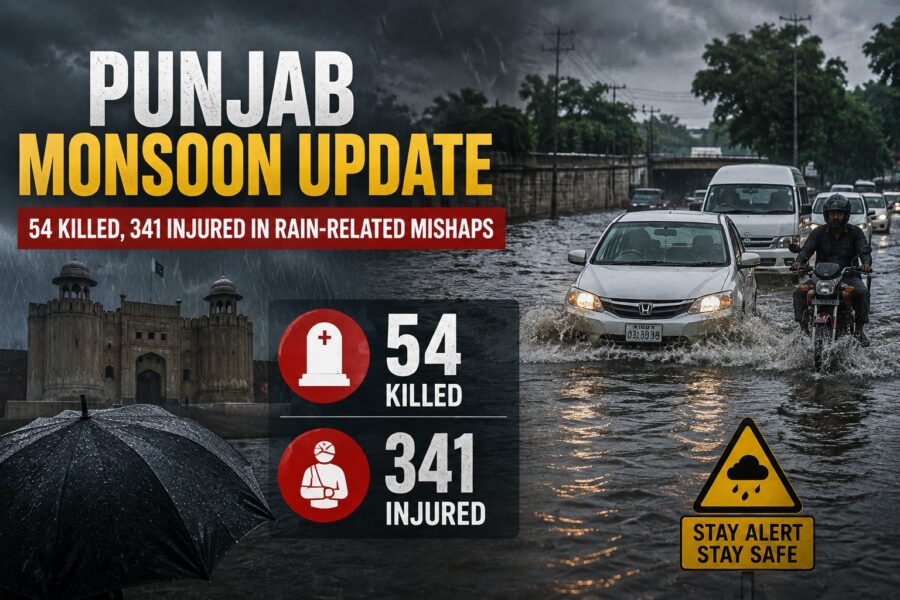 Punjab Monsoon Update 54 Killed 341 Injured In Rain Related Mishaps