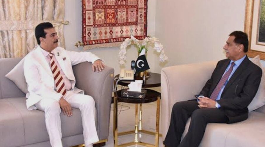 Senate Chairman Gilani Na Speaker Ayaz Sadiq Discuss Parliamentary Cooperation