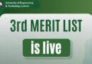 Uet Lahore 3rd Merit List For Undergraduate Admissions 2026 Released