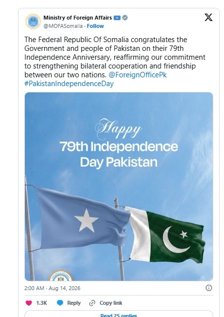 World Leaders Reaffirm Friendship With Pakistan On Independence Day 