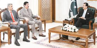 Acting President Gilani Kundi Discuss Kp Related Issues