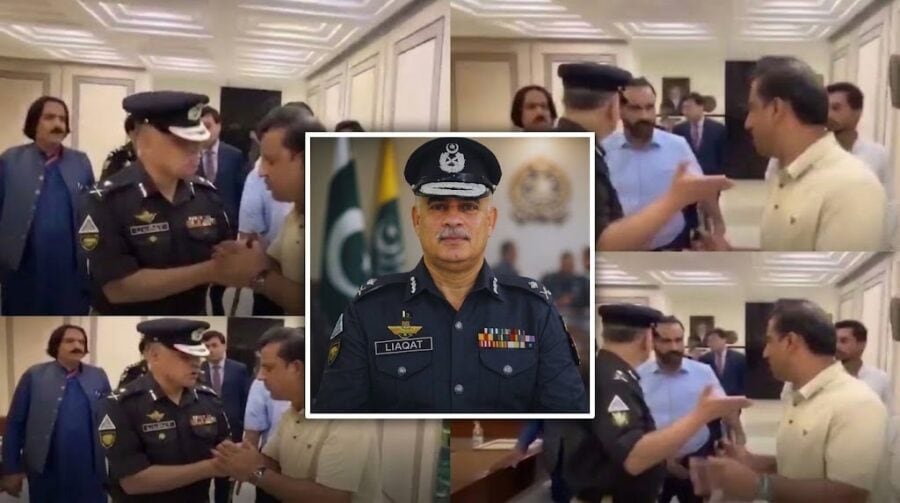 Ajk Ig Liaquat Malik Loses Cool Snatches Mic From Journalist Over Questions About Protesters Bodies