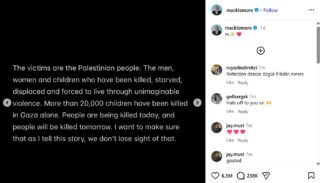 American Rapper Machlemore Removed From Ed Sheerans Us Tour Over Palestine Slogans 