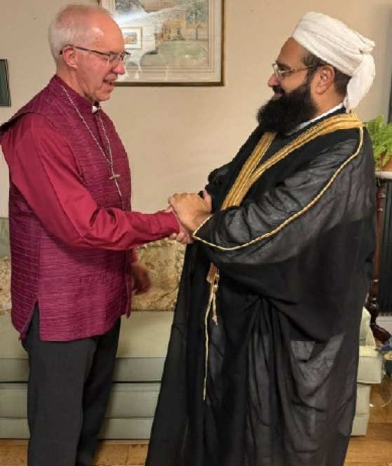 Ashrafi Meets Former Archbishop Of Canterbury Justin Welby