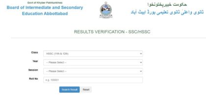 Bise Abbottabad Class 12 Results 2026 Today Quick Ways To Check Online