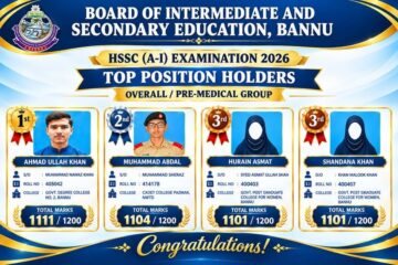 Bise Bannu Inter Results 2026 Pre Medical And Engineering Toppers Revealed