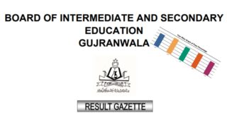 Bise Gujranwala Board Detailed Class 9 Results Gazette 2026 Pdf