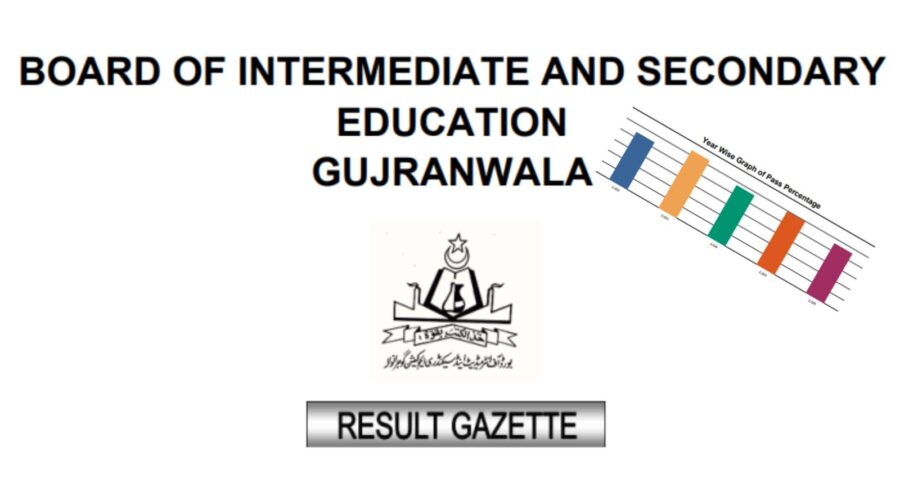 Bise Gujranwala Board Detailed Class 9 Results Gazette 2026 Pdf