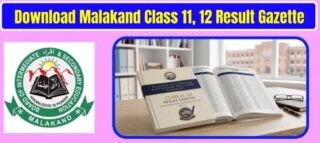BISE Malakand Inter Gazette 2026 Class 11, 12 Download