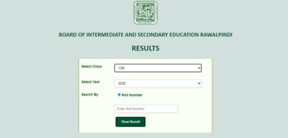 Bise Rawalpindi 12th Class Results 2026 Today Where To Check Online