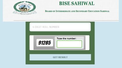 Bise Sahiwal Board 12th Class Results 2026 Check Online Via Sms Gazette