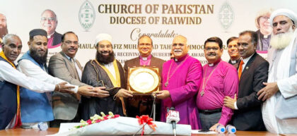 Bishop Congratulates Ashrafi On Global Peace Award