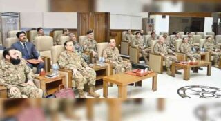 CDF Asim Munir visits Peshawar Corps, directs formations to remain vigilant