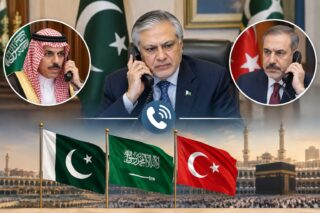 Dar Holds Calls With Saudi Turkish Fms On Makkah Defence Alliance