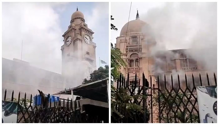 Fire guts Karachi mayor’s office at KMC headquarters – Pakistan Observer