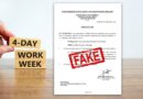 Four Day Working Week Notification Is Fake Moib Says