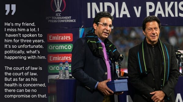 Imran Khans Health Cannot Be Compromised Wasim Akram Takes Stand For Jailed Former Skipper