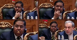 Indian Diplomat Caught Munching Nuts Licking Fingers During Iranian Presidents Brics Speech