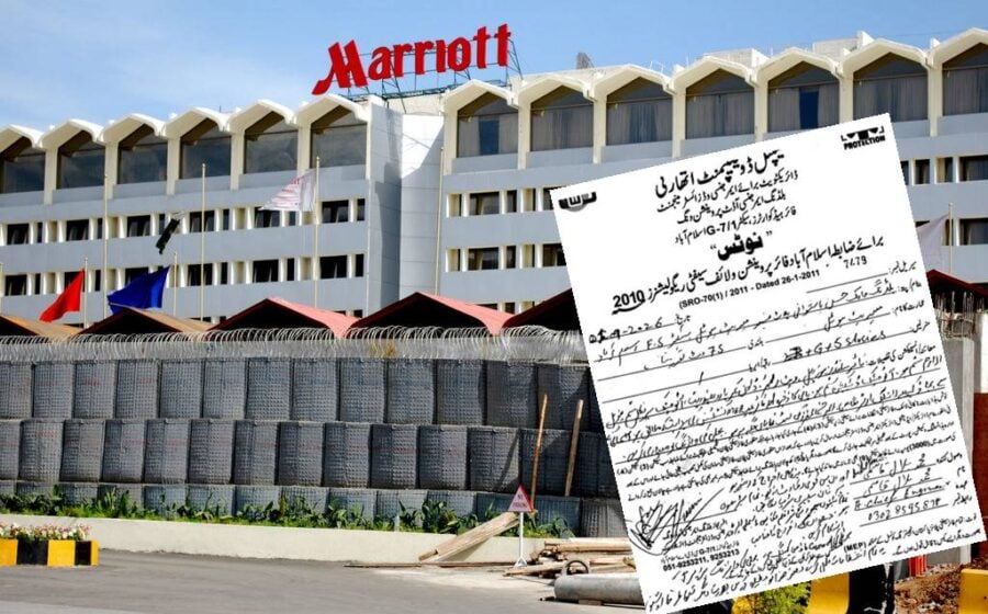Islamabad Marriott Faces Cda Notice Over Fire Safety Violations
