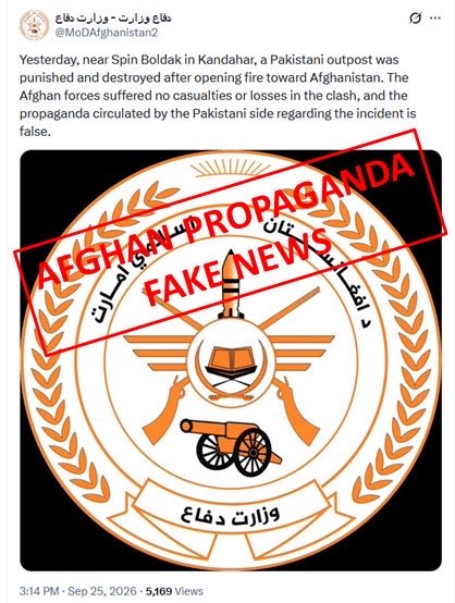 No Pakistani Post Destroyed In Spin Boldak Moib Shares Details Of Afghanistans Cowardly Attack 