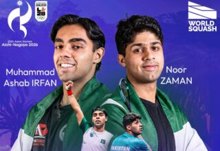 Noor Zaman Ashab Irfan Reach Asian Games Squash Semis