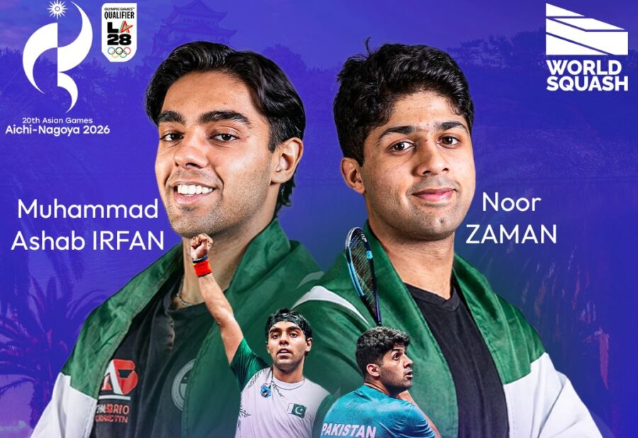 Noor Zaman Ashab Irfan Reach Asian Games Squash Semis