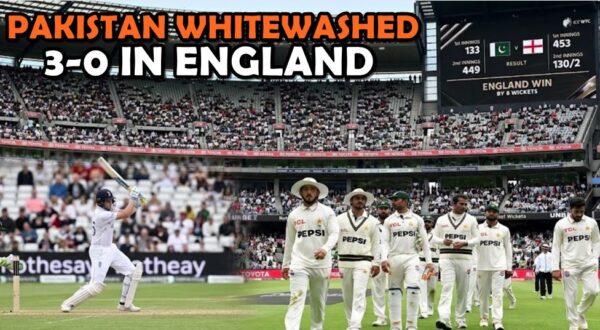 Pakistan Suffer First Ever Test Series Whitewash In England