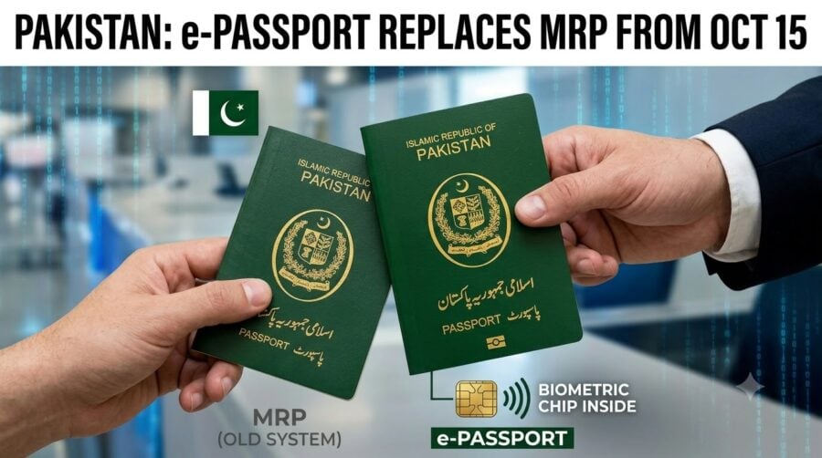 Pakistan To Stop Issuing Machine Readable Passports From October 15