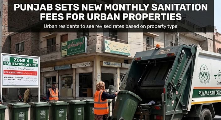 Punjab Sets New Monthly Sanitation Fees For Urban Properties