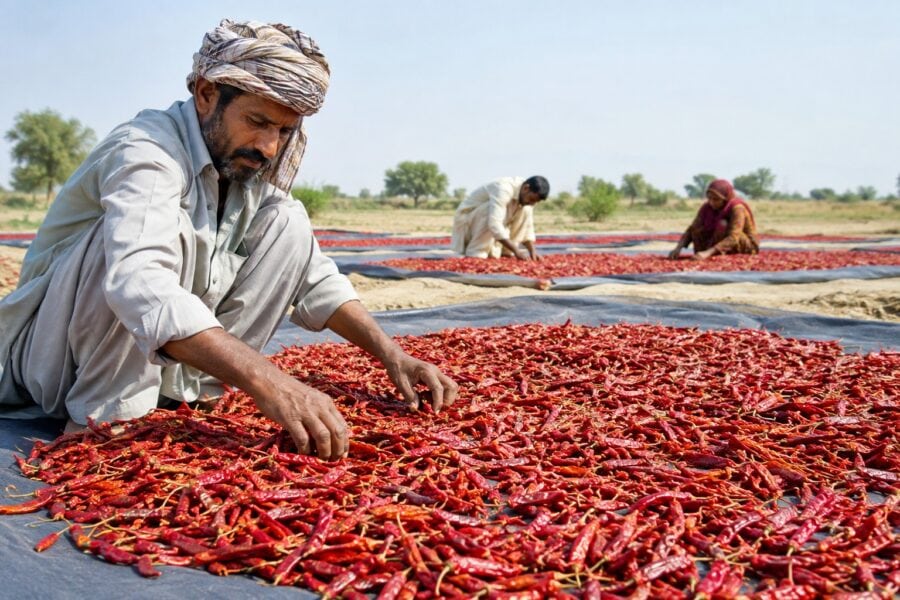 Sindh Red Chilli Farmers To Benefit From New Drying Initiative