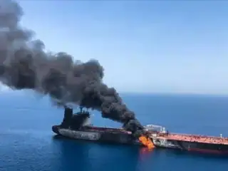 Us Forces Strike Iranian Oil Tanker Ear Kharg Island
