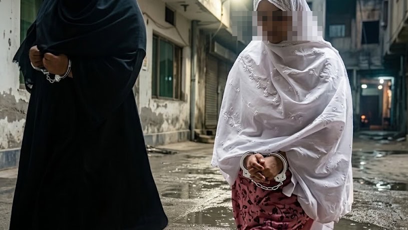 Women Accused Put In Handcuffs In Pakistan For The First Time