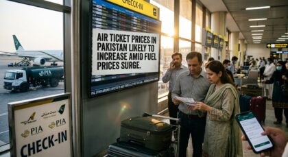 Air Ticket Prices In Pakistan Likely To Increase Amid Fuel Prices Surge
