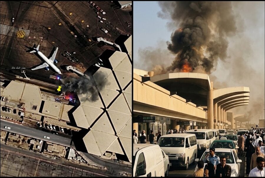 Another Blast At Riyadh Airport Triggers Evacuations Flight Disruptions
