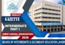 Bise Lahore Class 11 Results Gazette 2026 Pdf As Pass Percentage Stands At 60 3