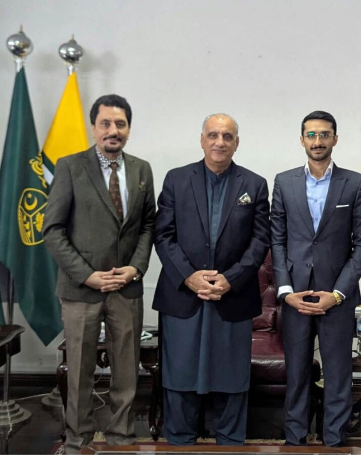 Chairman Pakistan Observer Faisal Zahid Malik Calls On President Ajk