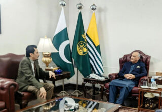 Chairman Pakistan Observer Faisal Zahid Malik calls on President AJK