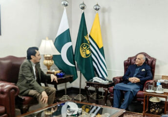 Chairman Pakistan Observer Faisal Zahid Malik Calls On President Ajk