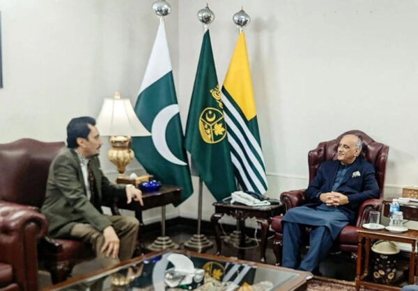Chairman Pakistan Observer Faisal Zahid Malik Calls On President Ajk