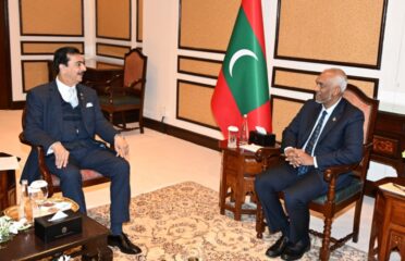 Chairman Senate Gilani Maldivian President Muizzu Discuss Parliamentary Diplomacy Bilateral Cooperation