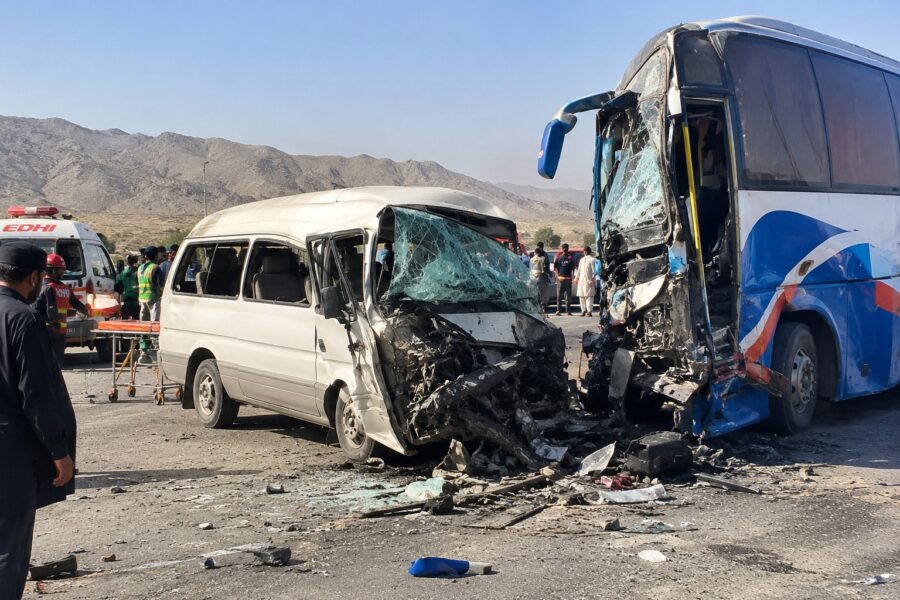 Deadly Road Accident In Balochistans Uthal Claims 12 Lives