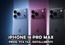 Iphone 18 Pro Max Price In Pakistan Pta Tax And Installment Plans
