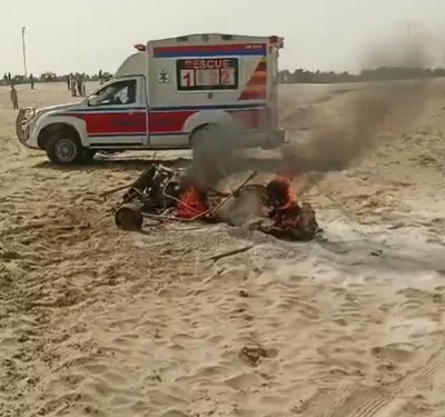 Jhang Jeep Rally Turns Tragic As Burning Paraglider Dies In Crash